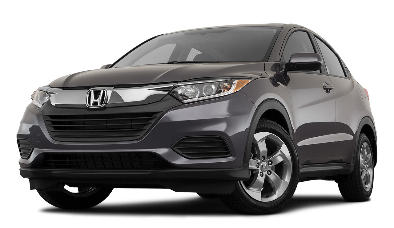 2019 Honda HR-V LX Front Drivers Side Angle In Black