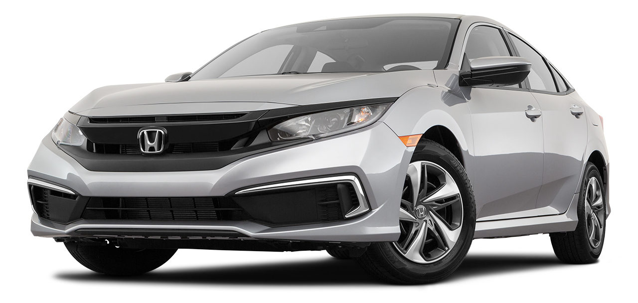 2019 Honda Civic LX Front Driver Side in Silver