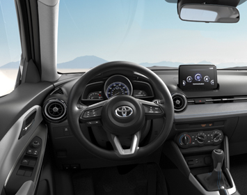 2020 Yaris LE interior